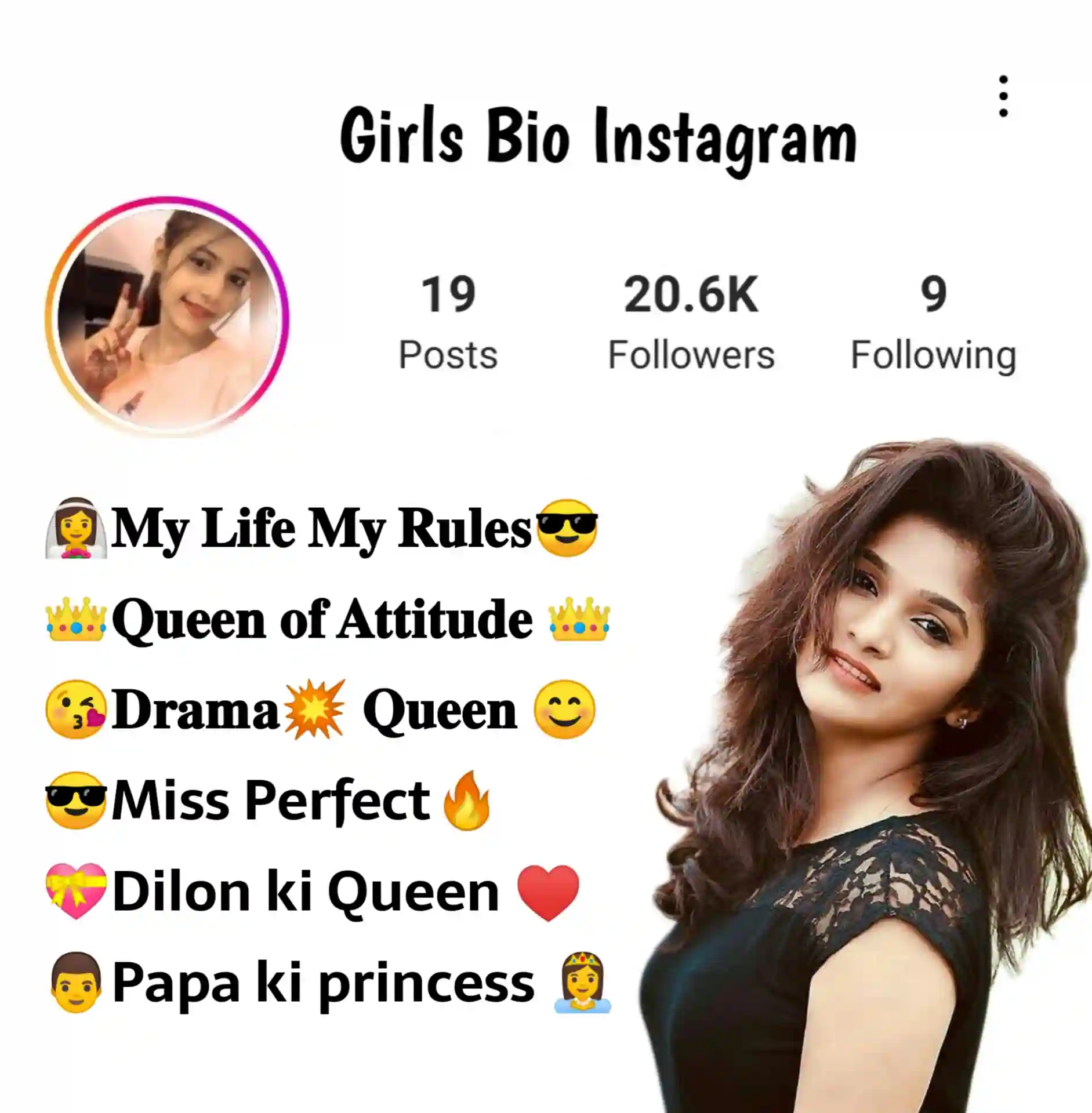 Instagram Bio for Girls Attitude