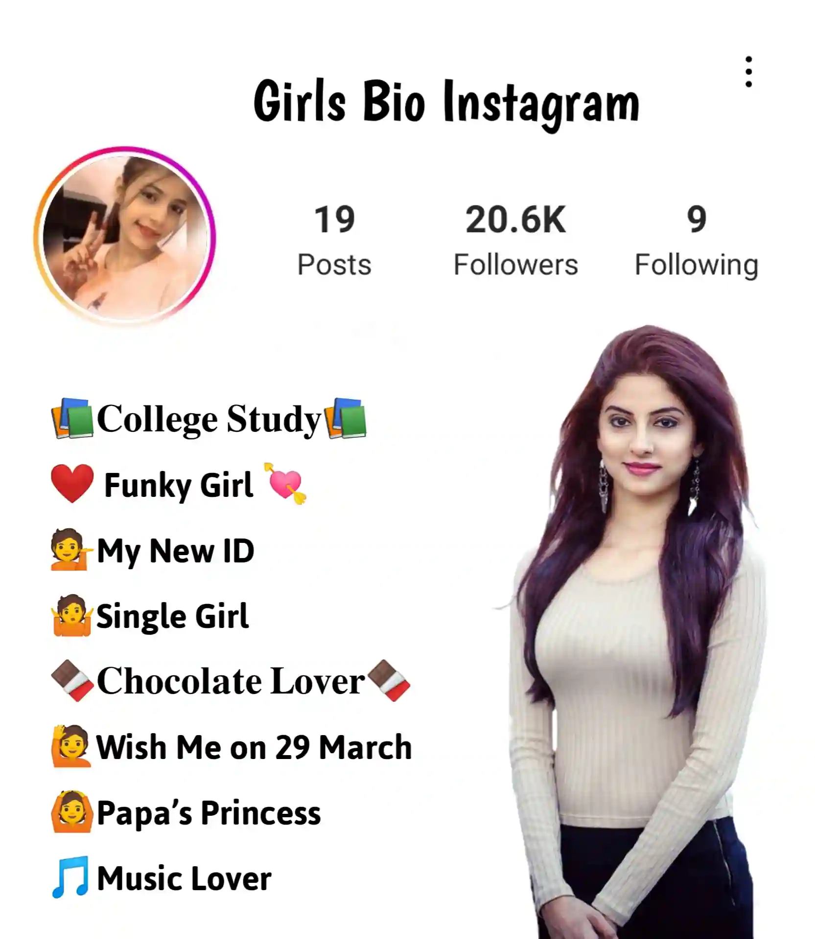 New Instagram Bio for Girls