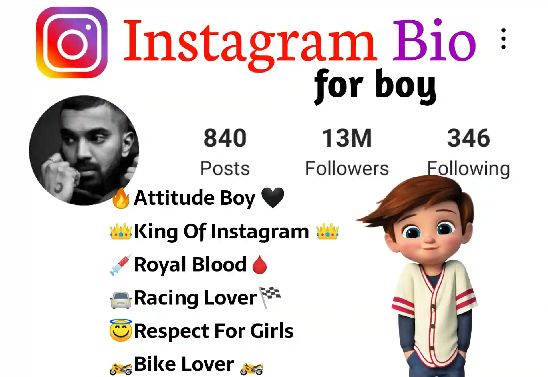 Instagram Bio for Boys in Hindi