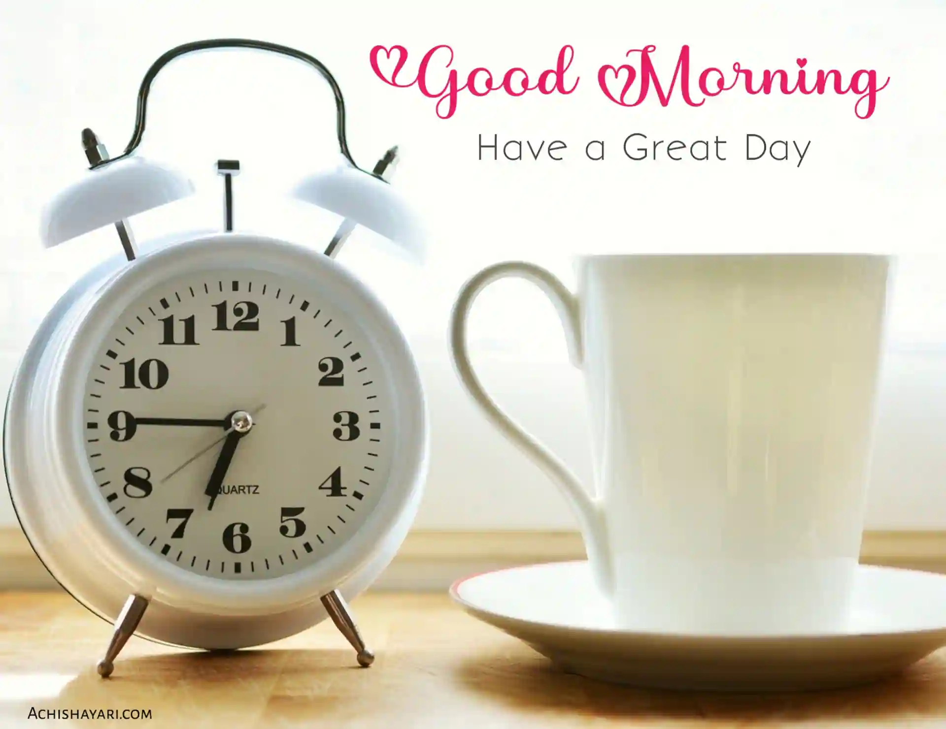 Good Morning Images With Clock